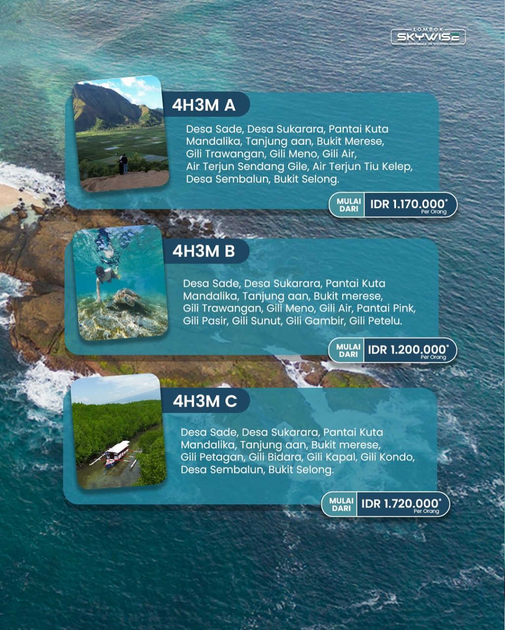 Instagram post from lombokskywise. This post is in position 3.
