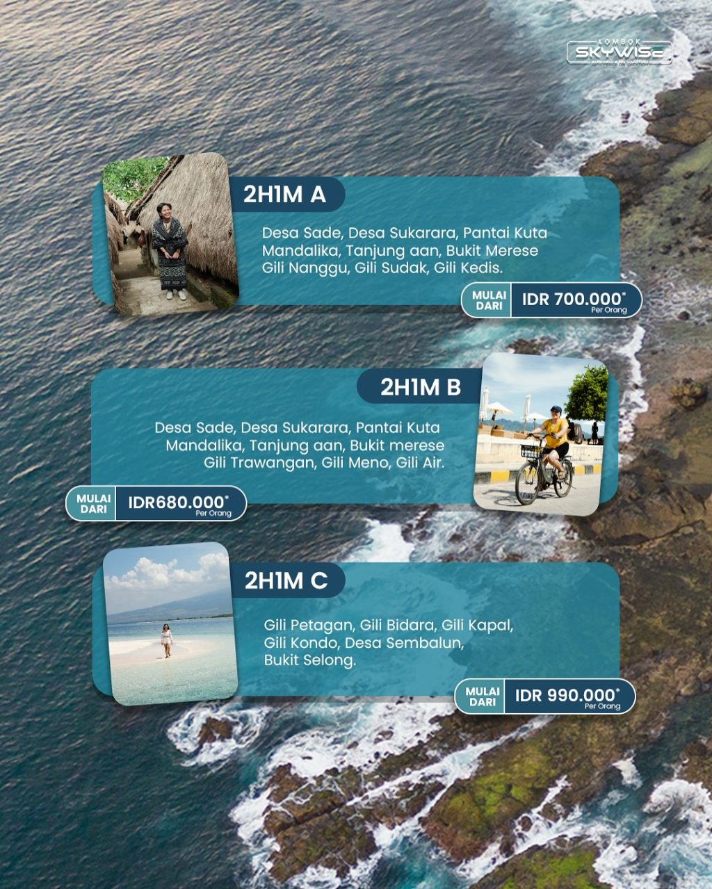 Instagram post from lombokskywise. This post is in position 1.