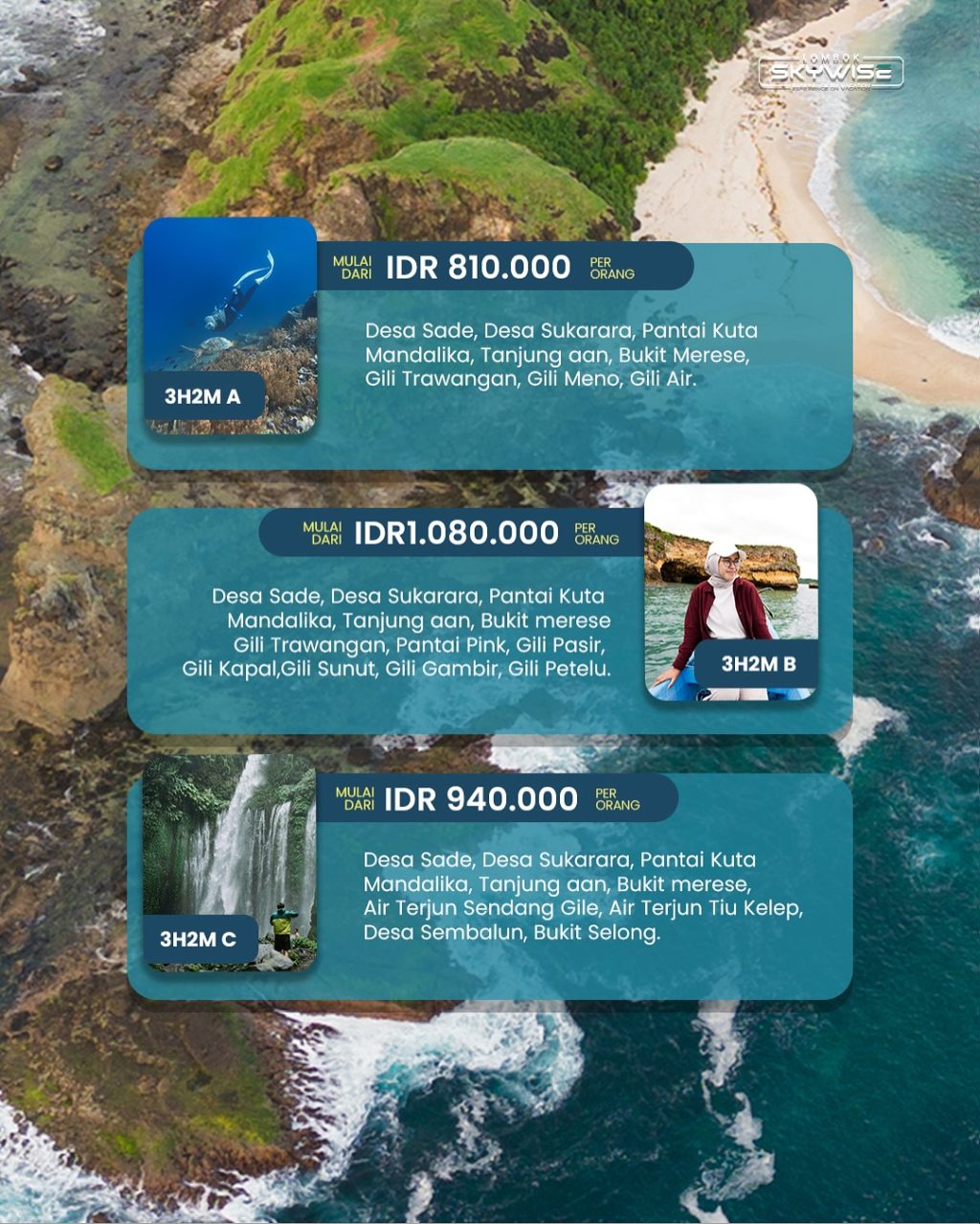 Instagram post from lombokskywise. This post is in position 2.